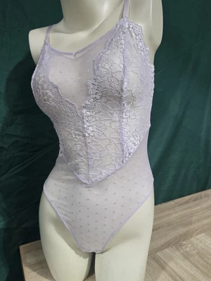 Honeydew Jolie Lace Mesh Teddy Illusion XL Purple NWT - Image 1 of 4