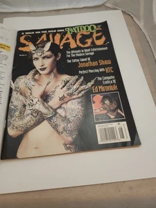 Tattoo SAVAGE Magazine - Number 8, Winter 1995 - Tattoo Magazine - Picture 1 of 5