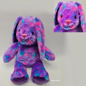 Rare Build a Bear Easter Polka Dot Pawlette Bunny Plüsch Lila 2020 Retired - Bild 1 von 15