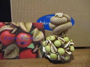 Harmony Kingdom Artist Adam Binder Garden of Eden Snake and Apples SGN - Picture 1 of 6