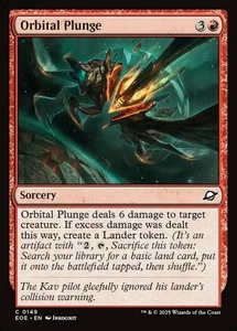 Orbital Plunge - Foil - Edge of Eternities #0149 MTG Magic The Gathering - Picture 1 of 1
