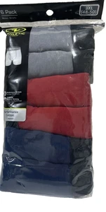 Men’s Athletic Works 6 Pack Cotton Performance Boxer Briefs Size 3XL 48-50 - Picture 1 of 3