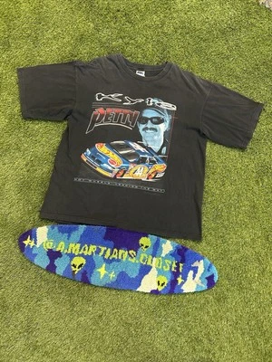 Camiseta vintage años 90 Kyle Petty Hot Wheels Leading The Way Foto 1 de 4