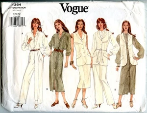 Vogue - Misses Top Skirt Pants Vest - Sizes 8-10-12 - Vogue Sewing Pattern UNCUT - Imagen 1 de 2