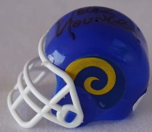 Jack Youngblood No. Casco profesional de bolsillo 85 Los Angeles Rams autografiado con certificado de autenticidad #R511 - Imagen 1 de 3