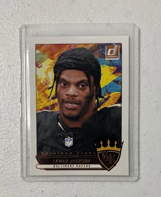 2025 Panini Donruss Gridiron Kings Lamar Jackson football trading card - Image 1 of 2