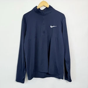 Nike Dri Fit 1/4 Zip Golf Pullover Shirt Herren XL Navy Blau - Bild 1 von 5