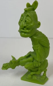 Figura de colección 1963 Marx Toys Nutty Mads Green Chief Lost Teepee 7" buena rara - Imagen 1 de 15