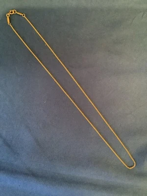 "Collar de cadena Tiffany & Co Elsa Peretti España 750 oro amarillo de 18 quilates 15-3/4""" Foto 1 de 4