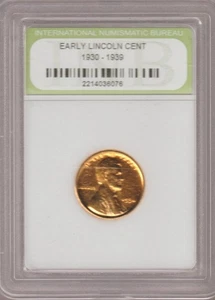 1934 US Liberty Lincoln Wheat 24k Gold Plated Cent Penny Collection Coin NICE 11 - Picture 1 of 1