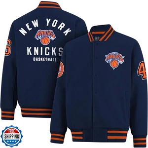 Chaqueta Universitaria Ultra Game NBA Oficial Hombre Game Time - Unisex, New York Kni - Imagen 1 de 5