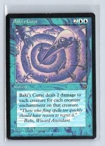 BAKI'S CURSE – MTG Magic the Gathering Card – Homelands – Rare - Picture 1 of 6