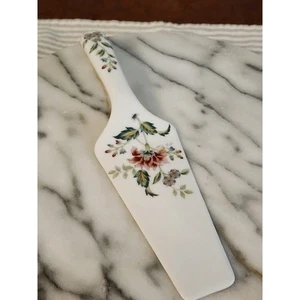 Vintage Andrea by Sadek Porcelain Cake Server, Chinoiserie Floral - Picture 1 of 8