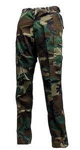 ROTHCO 7941 BDU WOODLAND CAMO MILITARY STYLE PANTS ARMY  GARGO  SIZES XS TO 6X - Picture 1 of 1