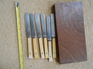 Teezeitmesser, W gestempelter Griff Buttermesser, Vintage Sammlerstück, SCHÖN. W.W. - Bild 1 von 7