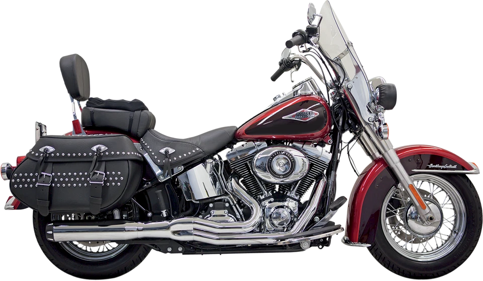 Escape Bassani B1 2:1 - Cromo Harley-Davidson Softail 1986-2017 - 1S18R Foto 1 de 1