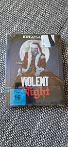 Violent Night dt. uncut 4K UHD Steelbook NEU OVP Deutsche Version - Bild 1 von 3