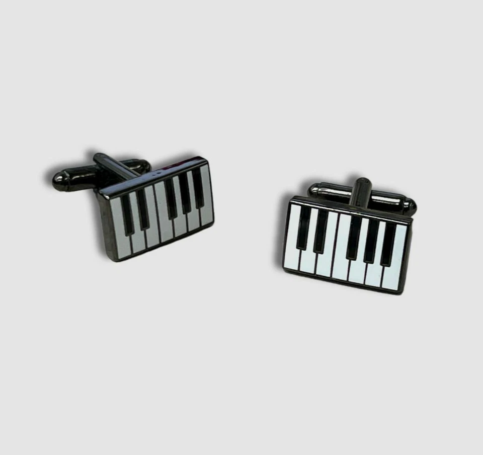 $55 Cufflinks Inc Hombre Blanco Teclado Instrumento Gemelos Foto 1 de 1