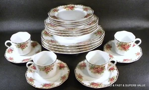 20 pcs RANMARU Fine China ROSE FESTIVAL Pattern [ 4 X 5 Piece Place Settings ] - Picture 1 of 12