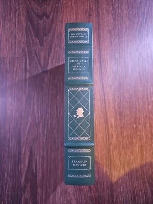 GREAT CASES of SHERLOCK HOLMES by Sir Arthur Conan Doyle 1987 Franklin Library  - Image 1 of 4