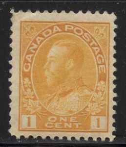 Canada 1922 1c Orange Yellow Admiral Sc# 105 NH - Picture 1 of 1