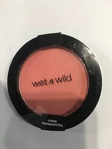 Wet n Wild Color Icon Face Blush Pearlescent Pink 1111555 0.21 oz Lot Of 2 - Picture 1 of 2