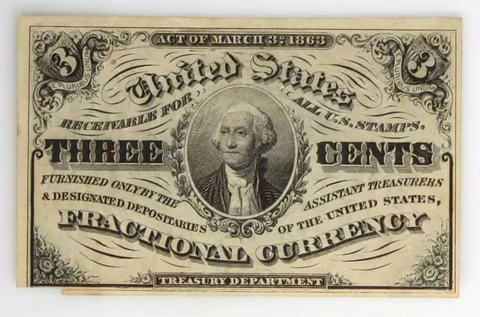 Fractional Currency 3 Cent Third Issue Fr 1226 - VF Cover