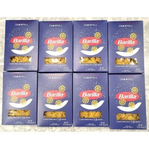 Barilla Snowfall Pasta Limited Edition Holiday 12 oz - Lot of 8 - SHIPS SAME DAY - Picture 1 of 5