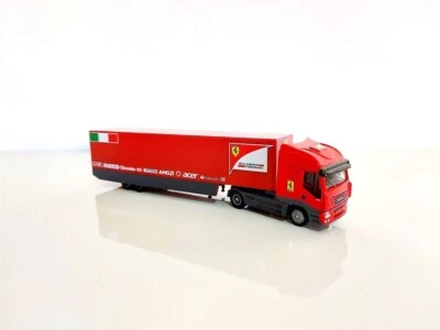 Iveco Stralis Scuderia Ferrari Formula 1 - 1/87 Artigianale base NewRay - Immagine 1 di 4