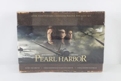 New Sealed Vintage Pearl Harbor 60th Anniversary Commemorative VHS Gift Set Foto 1 de 3