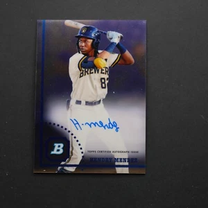 2022 Bowman Heritage - Autographs Hendry Mendez #CPA-HM (AU, RC) - Picture 1 of 2