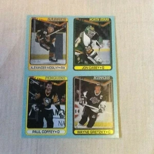 1990 OPC HOCKEY BOX PANEL INFERIOR EXCELENTE TARJETA DE 4 ESTRELLAS EN EL PANEL WAYNE GRETZKY - Imagen 1 de 2