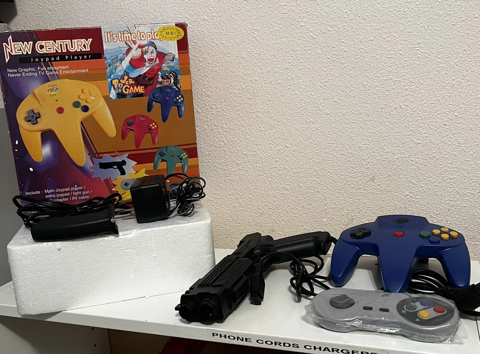 New Century Joy Pad Player, 64 In 1 Games Main Joypad Player, Extra Joypad, 4 Co - Image 1 of 1