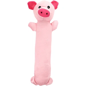Juguetes de peluche para perros Greenbrier Kennel Club animales largos con chirridos, 12 pulgadas rosa - Imagen 1 de 6