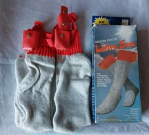 1984 Lectra-Sox Battery Heated Vintage Size 12-13 Large Model LS3 D Battery - Picture 1 of 8