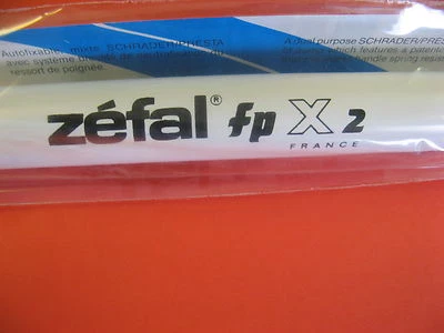 Luftpume Zéfal fpx 2 Rh.48-53 cm weiß/schwarz  "Made in France" Schrader/Presta - Bild 1 von 4