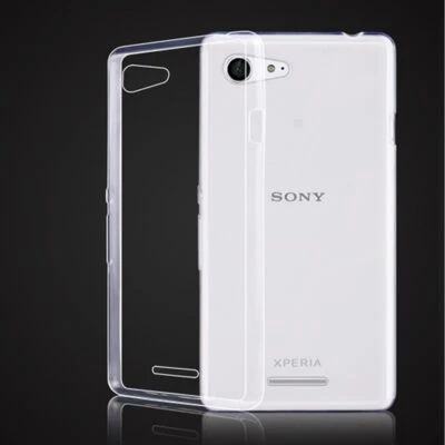 Sony Xperia E4 Custodia Trasparente Custodia IN Silicone Cellulare - Immagine 1 di 3
