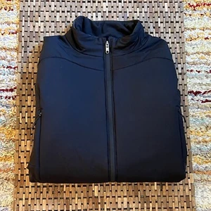 Lululemon Full Zip Puffer Jacket Black Soft Shell Men’s Size Large L - Picture 1 of 5