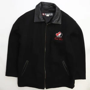 Giacca cappotto lana vintage squadra Canada taglia grande hockey - Foto 1 di 3