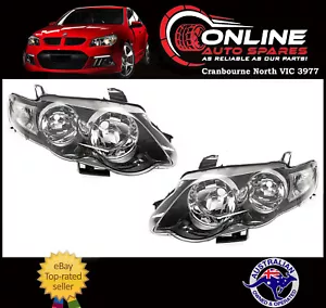 Headlight PAIR fit Ford FG S1 XR6 XR8 Falcon 2008-11 head light turbo - Picture 1 of 1