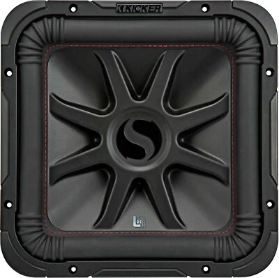 SUBWOOFER CUADRADO KICKER 45L7R124 AUDIO COCHE 12" L7R DVC 4-OHM L7R124 Foto 1 de 4