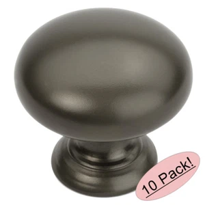 *10 Pack* Cosmas Cabinet Hardware Graphite Round Mushroom Knobs #4950GPH - Picture 1 of 1