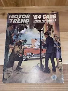 Vintage September 1963 Motor Trend Magazine Car Advertising Ford Shelby Cobra - Picture 1 of 8