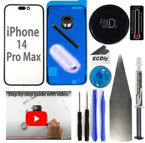 for Apple iPhone 14 Pro MAX Front Outer Touch Screen Glass Replacement kit - Picture 1 of 13