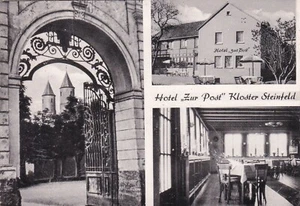 AK Steinfeld über Kall Eifel - Hotel zur Post -3 Bild Kloster Steinfeld-gel.1960 - Bild 1 von 2