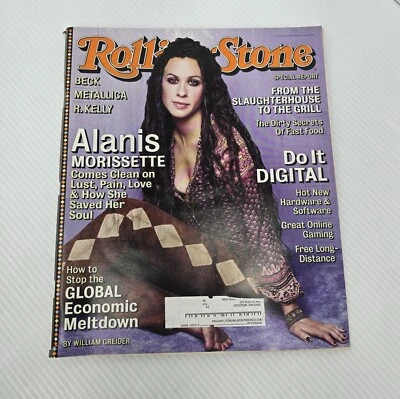 Rolling Stone Magazine Alanis Morissette Cover Issue 800 November 11th, 1998 - Image 1 of 4