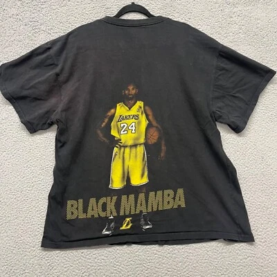  Kobe Bryant Shirt Mens 3XL Black Lakers Mamba Los Angeles #24 Basketball NBA - Image 1 of 4