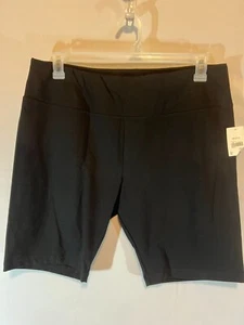 NWT cato black shorts XL woman stretch bermuda cotton blend active - Picture 1 of 7