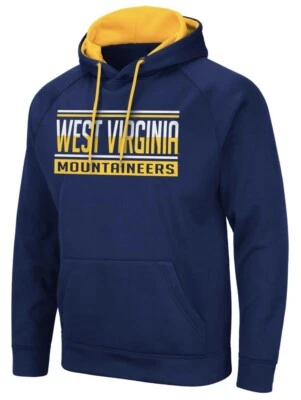 NCAA Men's West Virginia Mountaineers Blue Pullover Hoodie Sweatshirt Medium M - Image 1 of 4