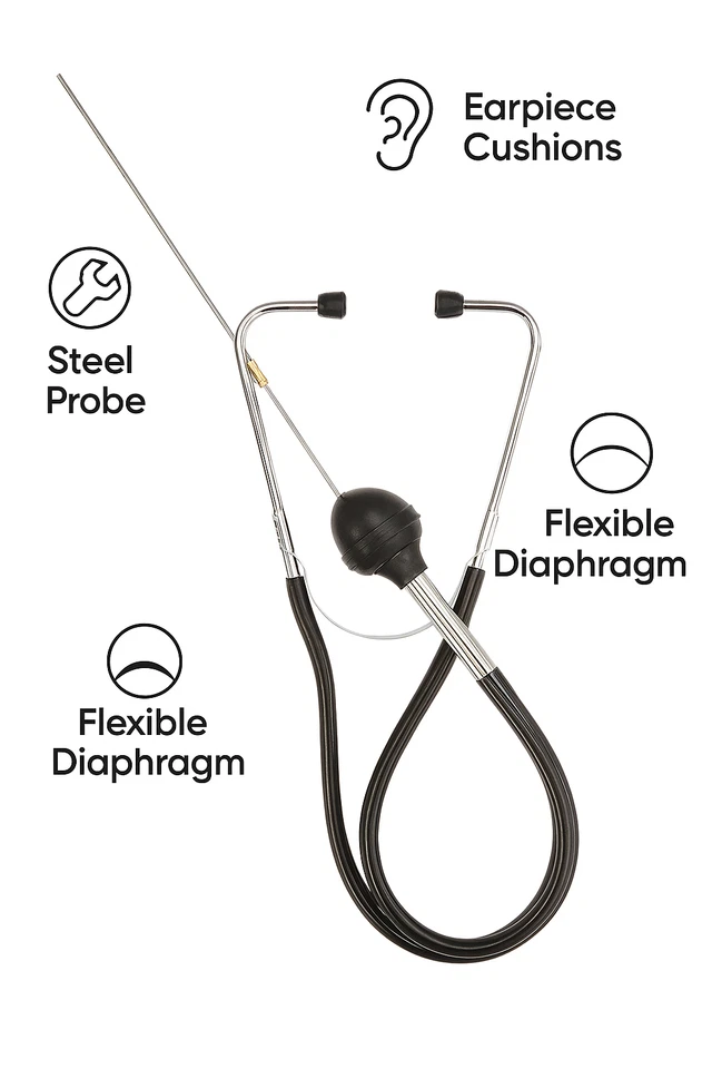 Mechanics Stethoscope Tool  Diagnose Engine Noise  22" Probe  Auto Diagnostic - Изображение 1 из 1